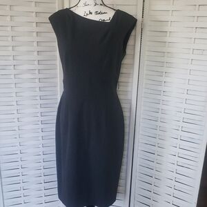 Classiques Entier Sleeveless Dark Gray Profesional Dress Size 8